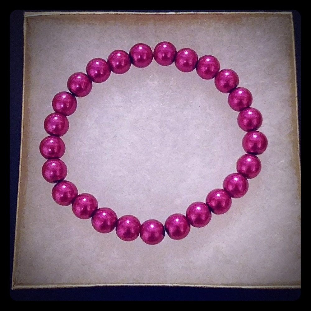 Rose Pearl Bracelet